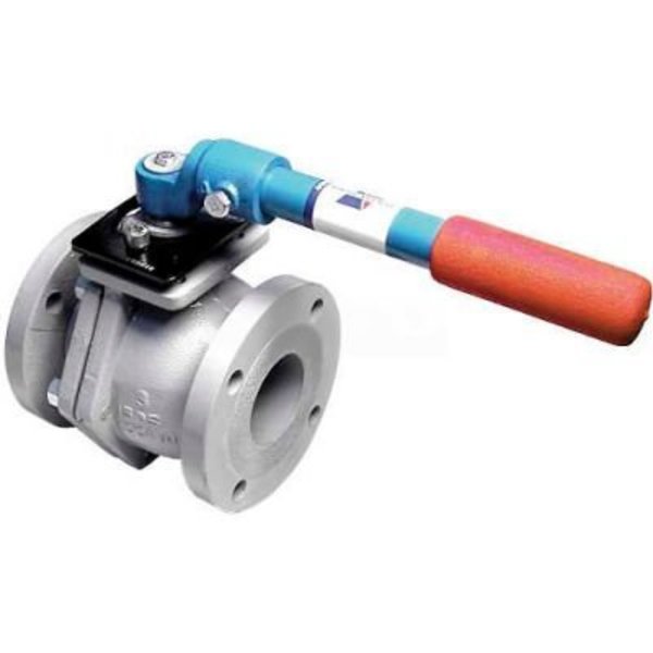 American Valve American Valve Ball Valve, Flanged, 6in, Ductile Iron 4000D-6